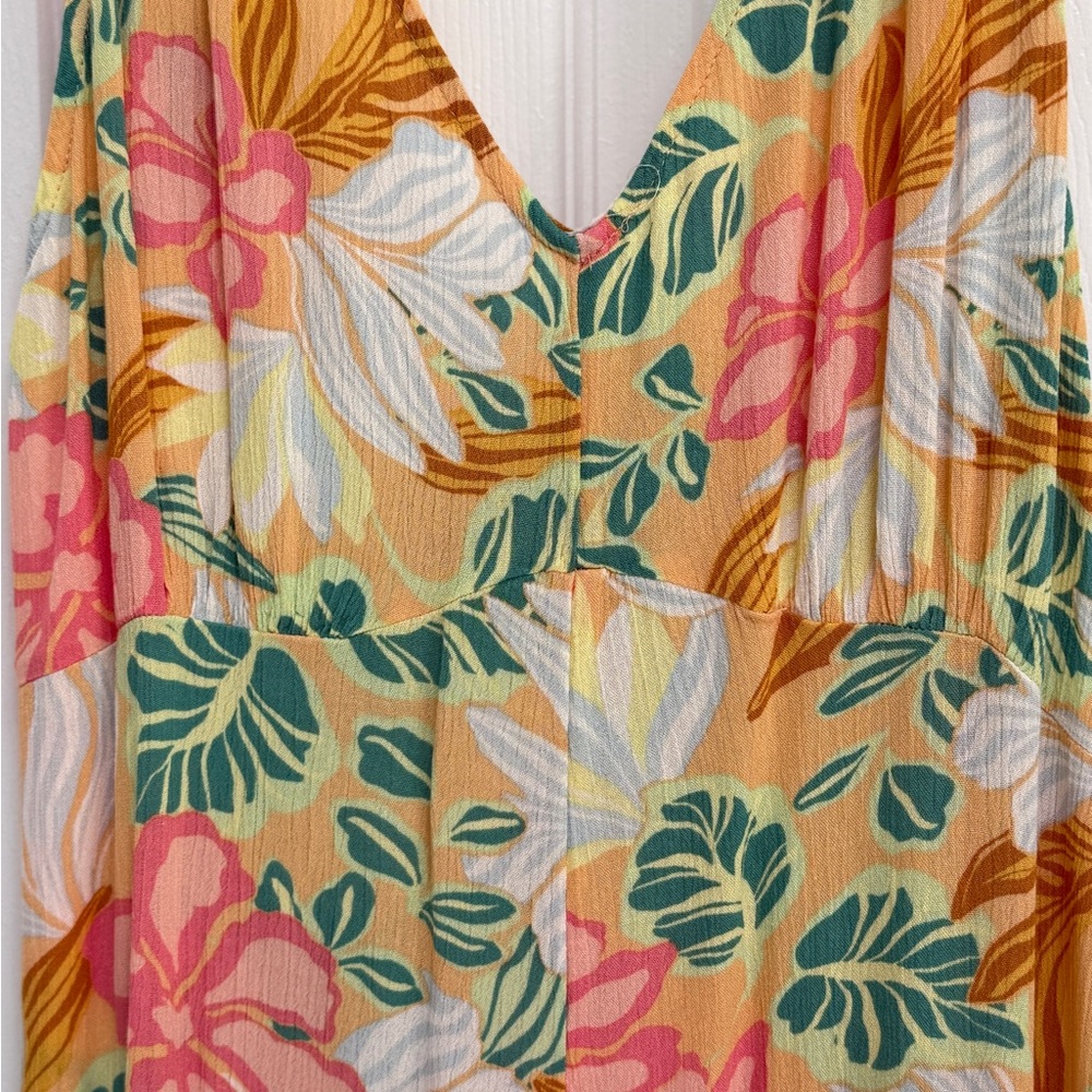 Adorable Rip Curl Tropical Floral Tank Romper NWT - Picture 9 of 14